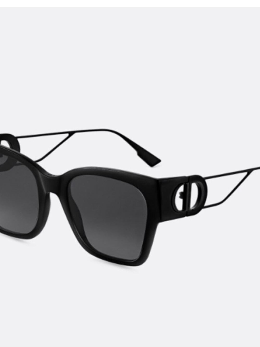 Dior 30 Montaigne Black 80711 Square Sunglasses